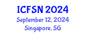 International Conference on Food Science and Nutrition (ICFSN) September 12, 2024 - Singapore, Singapore