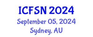 International Conference on Food Science and Nutrition (ICFSN) September 05, 2024 - Sydney, Australia