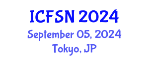 International Conference on Food Science and Nutrition (ICFSN) September 05, 2024 - Tokyo, Japan