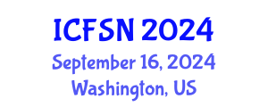 International Conference on Food Science and Nutrition (ICFSN) September 16, 2024 - Washington, United States