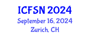 International Conference on Food Science and Nutrition (ICFSN) September 16, 2024 - Zurich, Switzerland