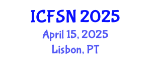 International Conference on Food Science and Nutrition (ICFSN) April 15, 2025 - Lisbon, Portugal