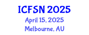 International Conference on Food Science and Nutrition (ICFSN) April 15, 2025 - Melbourne, Australia