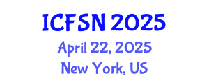 International Conference on Food Science and Nutrition (ICFSN) April 22, 2025 - New York, United States