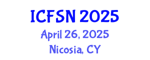 International Conference on Food Science and Nutrition (ICFSN) April 26, 2025 - Nicosia, Cyprus