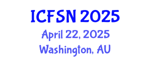 International Conference on Food Science and Nutrition (ICFSN) April 22, 2025 - Washington, Australia