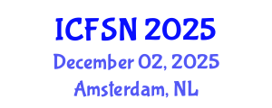 International Conference on Food Science and Nutrition (ICFSN) December 02, 2025 - Amsterdam, Netherlands