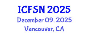 International Conference on Food Science and Nutrition (ICFSN) December 09, 2025 - Vancouver, Canada