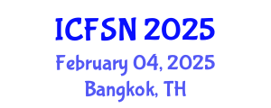 International Conference on Food Science and Nutrition (ICFSN) February 04, 2025 - Bangkok, Thailand