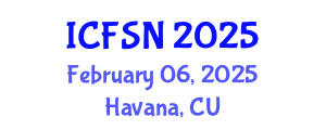 International Conference on Food Science and Nutrition (ICFSN) February 06, 2025 - Havana, Cuba