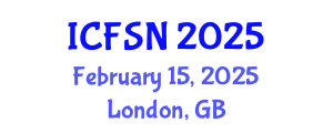 International Conference on Food Science and Nutrition (ICFSN) February 15, 2025 - London, United Kingdom