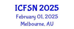 International Conference on Food Science and Nutrition (ICFSN) February 01, 2025 - Melbourne, Australia