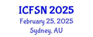 International Conference on Food Science and Nutrition (ICFSN) February 25, 2025 - Sydney, Australia