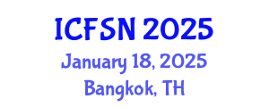 International Conference on Food Science and Nutrition (ICFSN) January 18, 2025 - Bangkok, Thailand