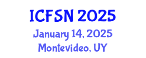 International Conference on Food Science and Nutrition (ICFSN) January 14, 2025 - Montevideo, Uruguay