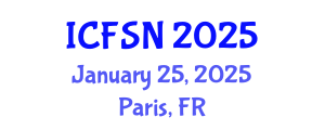 International Conference on Food Science and Nutrition (ICFSN) January 25, 2025 - Paris, France