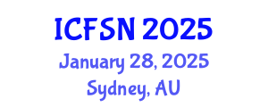 International Conference on Food Science and Nutrition (ICFSN) January 28, 2025 - Sydney, Australia