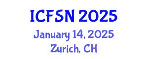 International Conference on Food Science and Nutrition (ICFSN) January 14, 2025 - Zurich, Switzerland