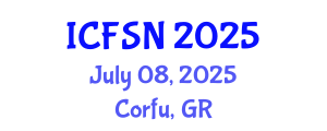 International Conference on Food Science and Nutrition (ICFSN) July 08, 2025 - Corfu, Greece