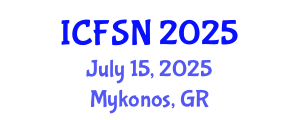 International Conference on Food Science and Nutrition (ICFSN) July 15, 2025 - Mykonos, Greece