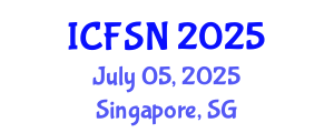 International Conference on Food Science and Nutrition (ICFSN) July 05, 2025 - Singapore, Singapore