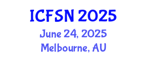 International Conference on Food Science and Nutrition (ICFSN) June 24, 2025 - Melbourne, Australia