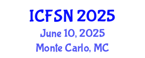 International Conference on Food Science and Nutrition (ICFSN) June 10, 2025 - Monte Carlo, Monaco