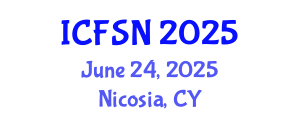 International Conference on Food Science and Nutrition (ICFSN) June 24, 2025 - Nicosia, Cyprus