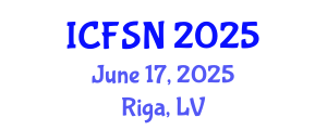 International Conference on Food Science and Nutrition (ICFSN) June 17, 2025 - Riga, Latvia