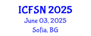 International Conference on Food Science and Nutrition (ICFSN) June 03, 2025 - Sofia, Bulgaria