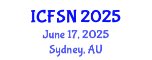 International Conference on Food Science and Nutrition (ICFSN) June 17, 2025 - Sydney, Australia