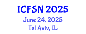 International Conference on Food Science and Nutrition (ICFSN) June 24, 2025 - Tel Aviv, Israel
