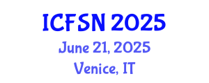International Conference on Food Science and Nutrition (ICFSN) June 21, 2025 - Venice, Italy