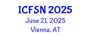 International Conference on Food Science and Nutrition (ICFSN) June 21, 2025 - Vienna, Austria