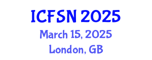 International Conference on Food Science and Nutrition (ICFSN) March 15, 2025 - London, United Kingdom