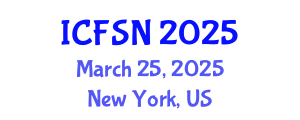 International Conference on Food Science and Nutrition (ICFSN) March 25, 2025 - New York, United States