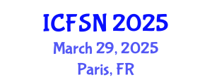 International Conference on Food Science and Nutrition (ICFSN) March 29, 2025 - Paris, France