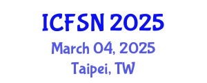 International Conference on Food Science and Nutrition (ICFSN) March 04, 2025 - Taipei, Taiwan