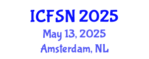 International Conference on Food Science and Nutrition (ICFSN) May 13, 2025 - Amsterdam, Netherlands