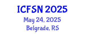 International Conference on Food Science and Nutrition (ICFSN) May 24, 2025 - Belgrade, Serbia
