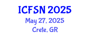 International Conference on Food Science and Nutrition (ICFSN) May 27, 2025 - Crete, Greece