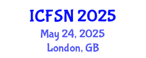 International Conference on Food Science and Nutrition (ICFSN) May 24, 2025 - London, United Kingdom