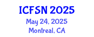 International Conference on Food Science and Nutrition (ICFSN) May 24, 2025 - Montreal, Canada