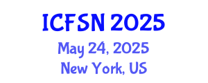 International Conference on Food Science and Nutrition (ICFSN) May 24, 2025 - New York, United States