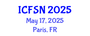 International Conference on Food Science and Nutrition (ICFSN) May 17, 2025 - Paris, France