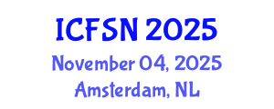 International Conference on Food Science and Nutrition (ICFSN) November 04, 2025 - Amsterdam, Netherlands