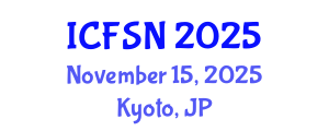 International Conference on Food Science and Nutrition (ICFSN) November 15, 2025 - Kyoto, Japan