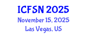 International Conference on Food Science and Nutrition (ICFSN) November 15, 2025 - Las Vegas, United States