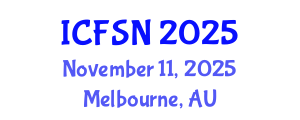 International Conference on Food Science and Nutrition (ICFSN) November 11, 2025 - Melbourne, Australia
