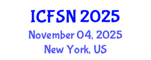 International Conference on Food Science and Nutrition (ICFSN) November 04, 2025 - New York, United States